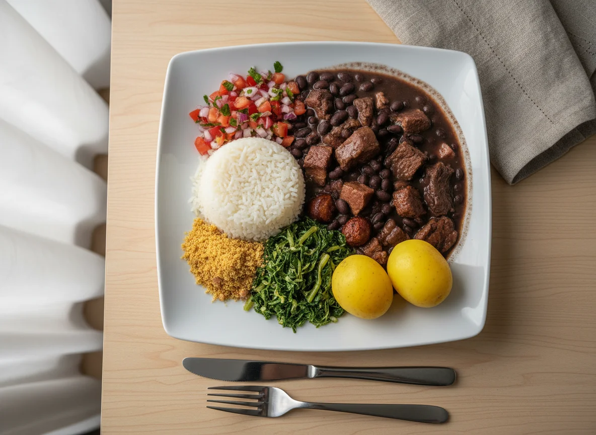 Brazilian Feijoada-style Plate photo