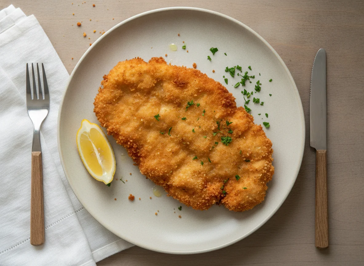 Breaded Chicken Schnitzel photo