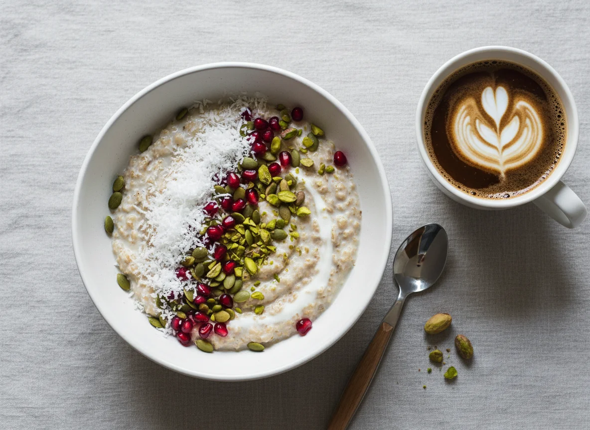 Breakfast Bowl and Coffee photo