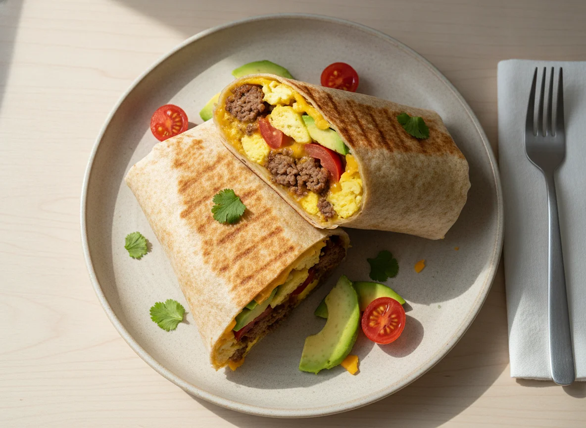 Breakfast Burrito Wrap photo
