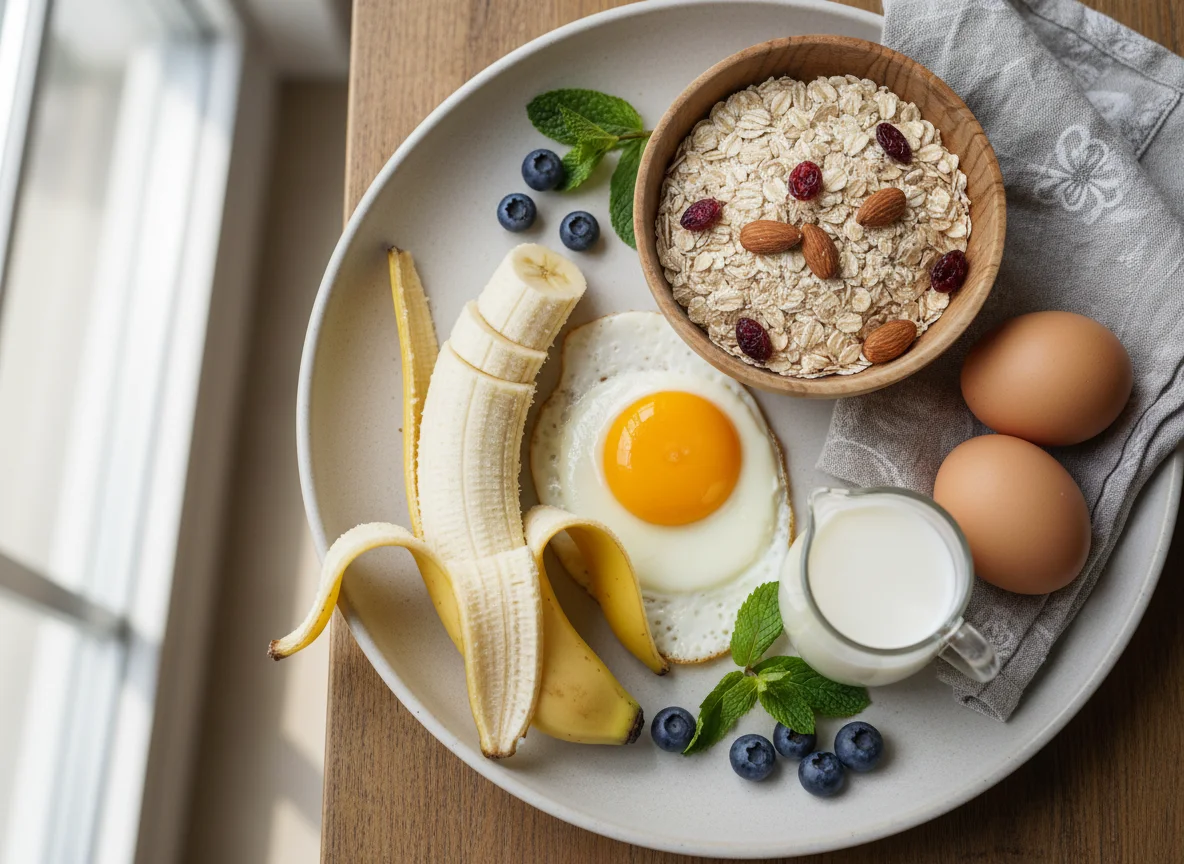 Breakfast ingredients photo