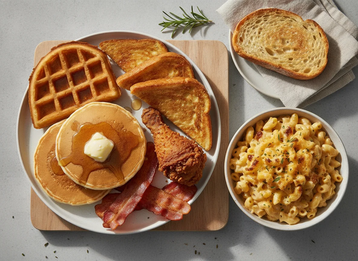 Breakfast Platter and Baked Macaroni photo