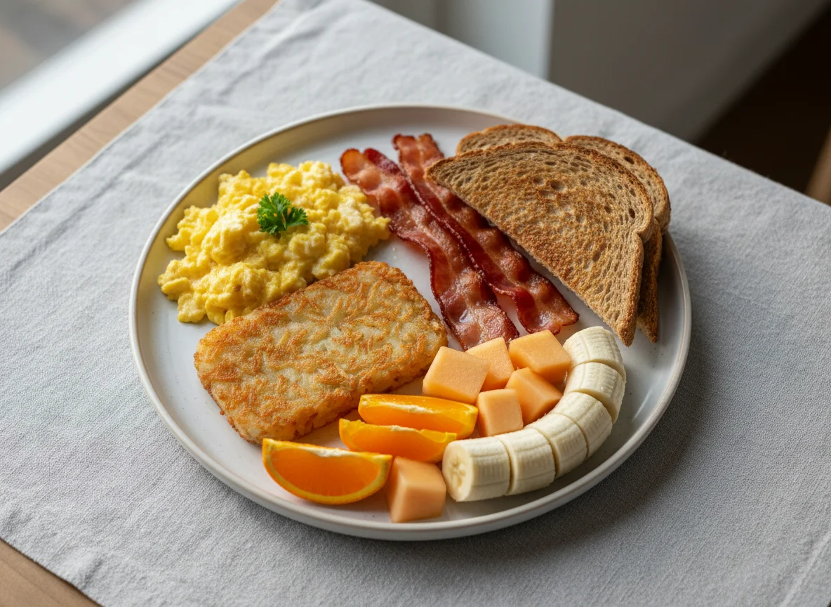Breakfast Platter with Fruit photo