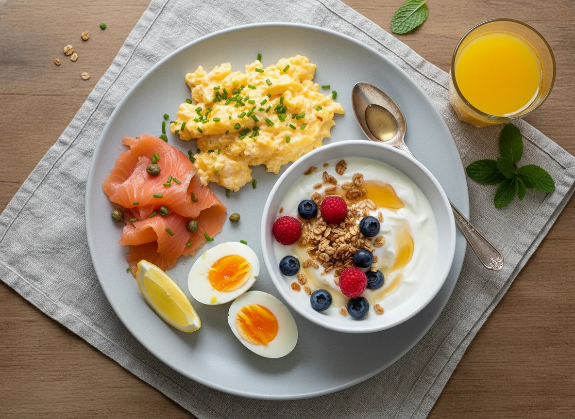 Breakfast Platter with Yogurt photo
