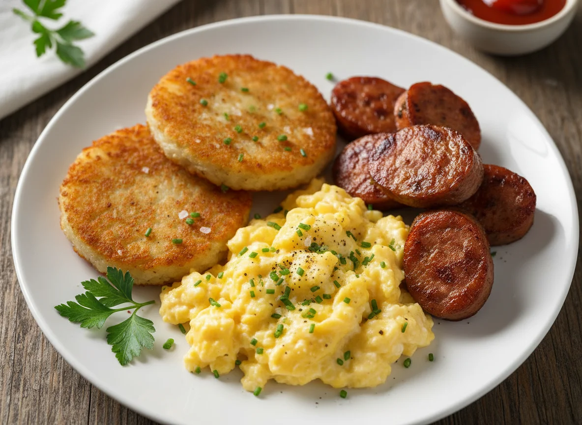 Breakfast Scramble with Hash Browns photo