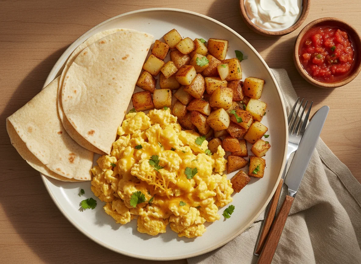 Breakfast Scramble with Tortillas photo