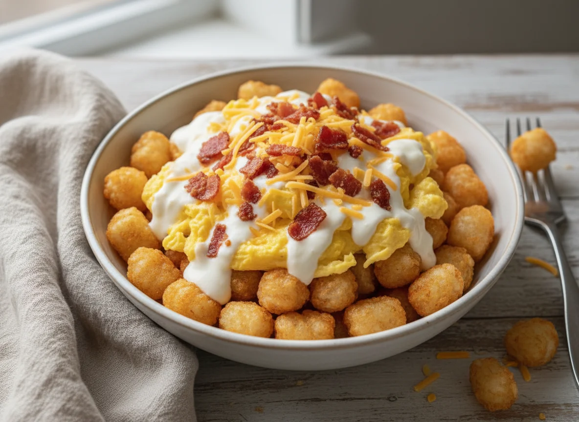 Breakfast Tater Tot Bowl photo