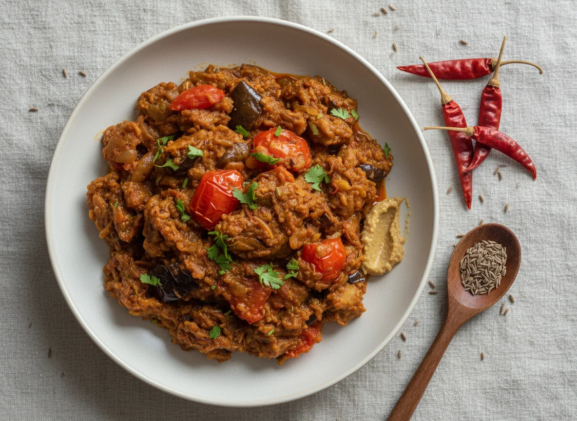 Brinjal Curry (Baingan Bharta style) photo