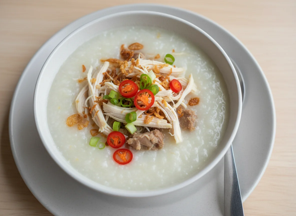 Bubur Ayam McD (Chicken Porridge) photo