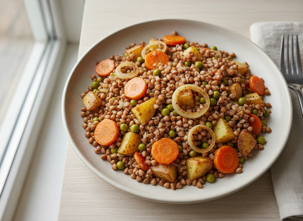 Buckwheat with Mixed Vegetables photo
