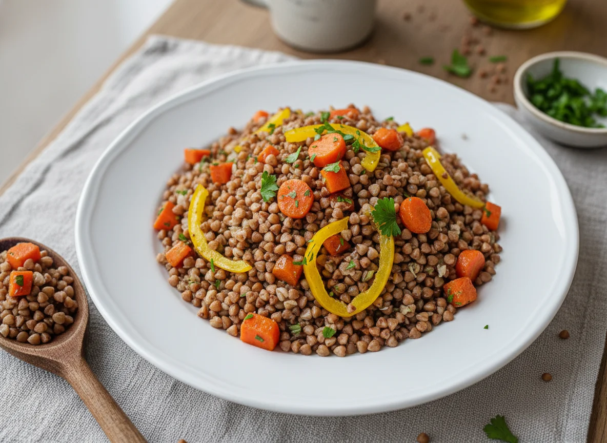 Buckwheat with Vegetables photo