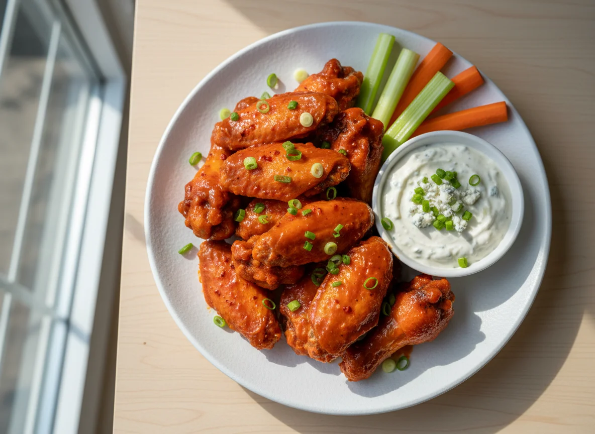 Buffalo Chicken Wings with Dip photo