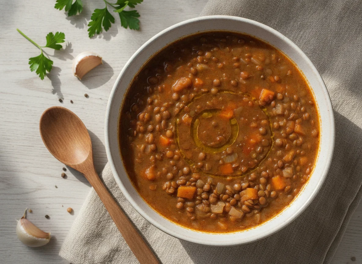 Bulgarian Lentil Stew (Leshta Chorba) photo