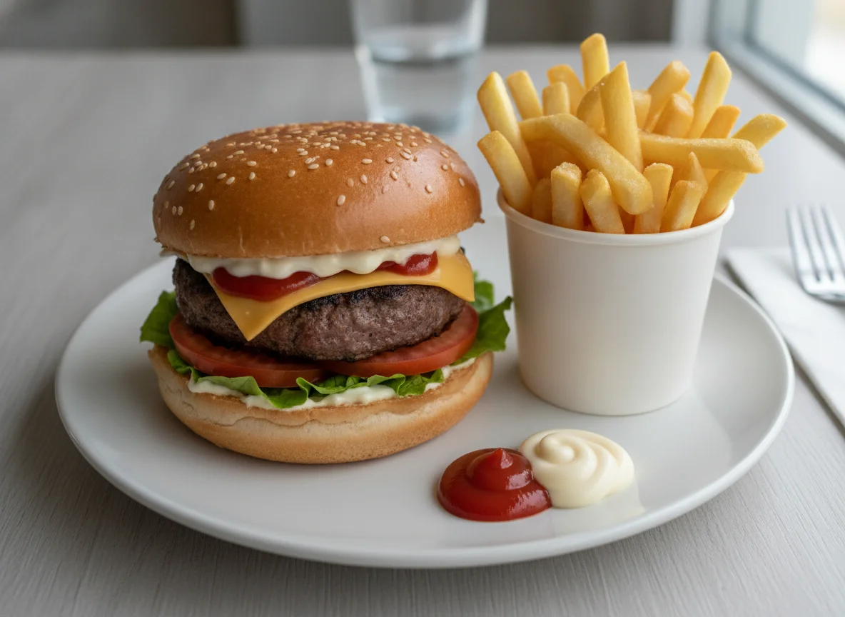 Burgers with Fries photo
