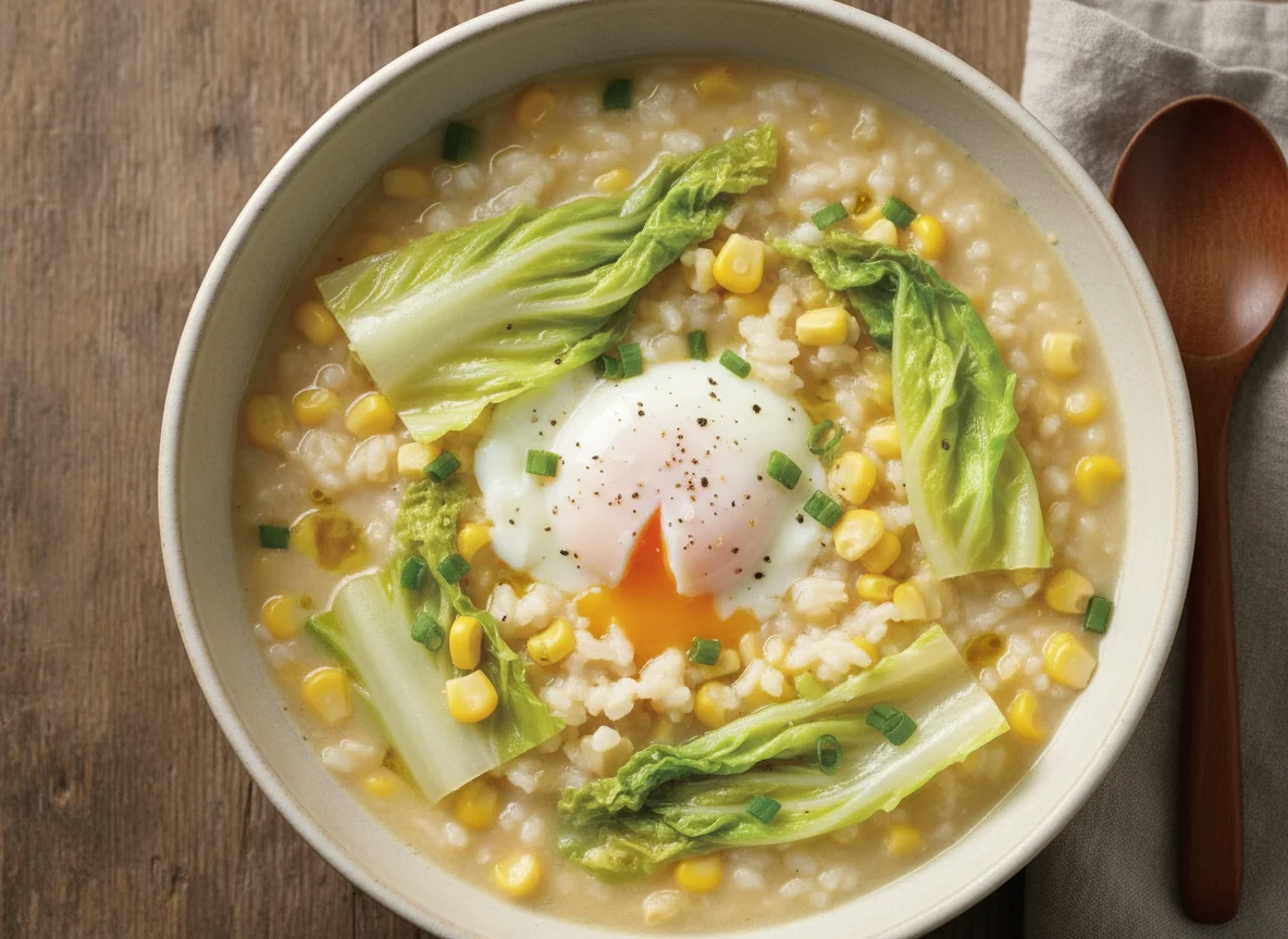 Cabbage and Corn Porridge photo