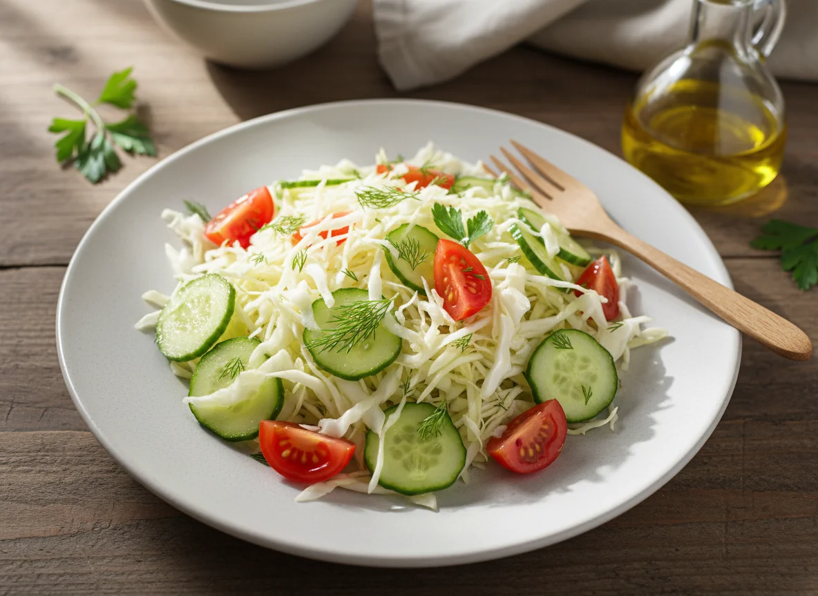 Cabbage and Cucumber Salad photo