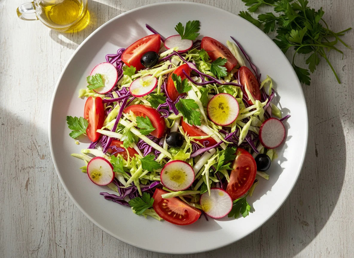Cabbage and Tomato Salad photo