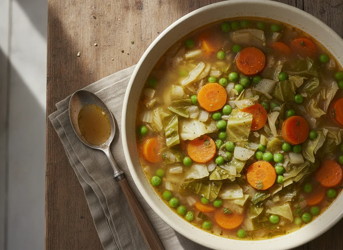 Cabbage and Vegetable Soup photo
