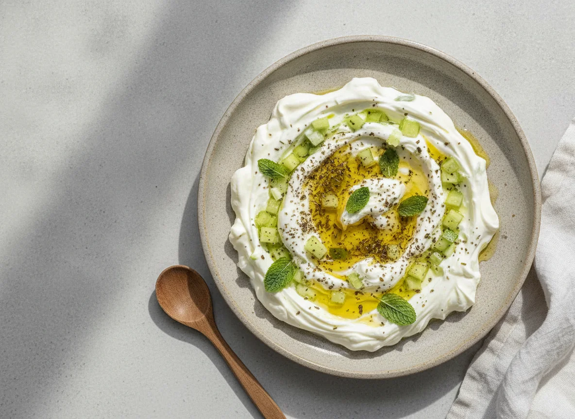 Cacık (Turkish Yogurt with Cucumber) photo