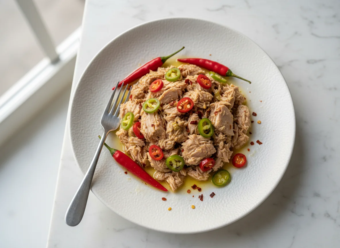 Canned Tuna with Chili Pepper photo
