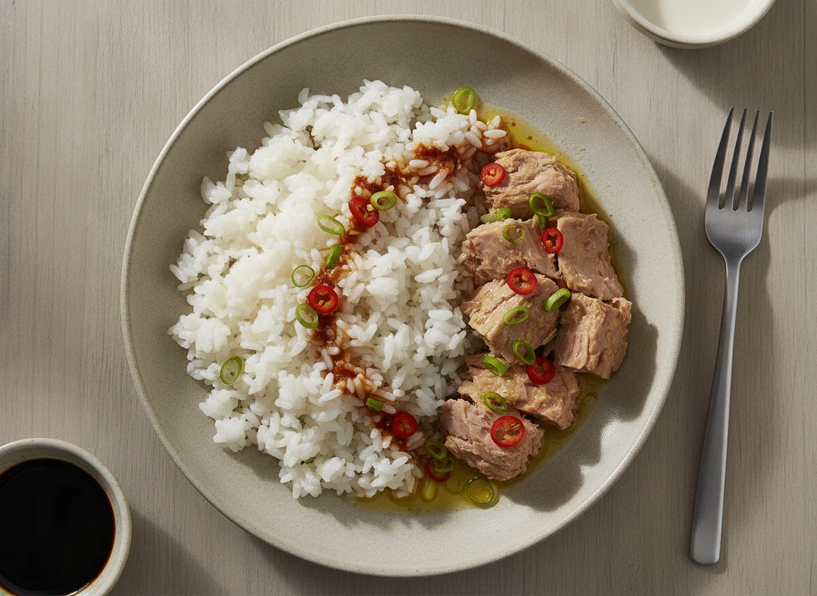 Canned Tuna with White Rice photo