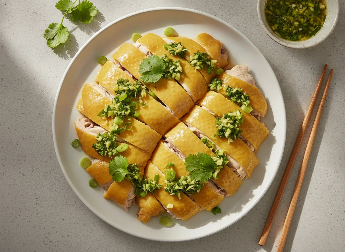 Cantonese Poached Chicken (Bai Zhan Ji) photo