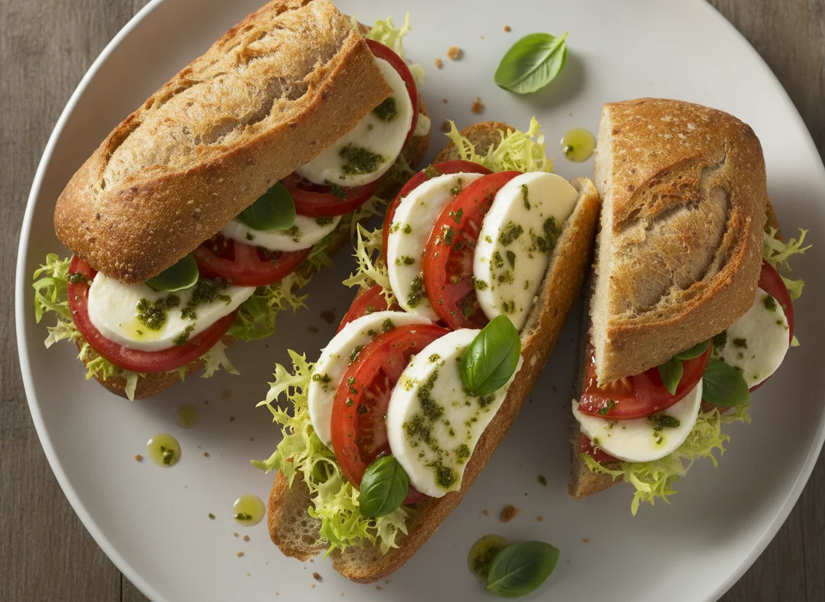 Caprese Baguette Sandwich photo