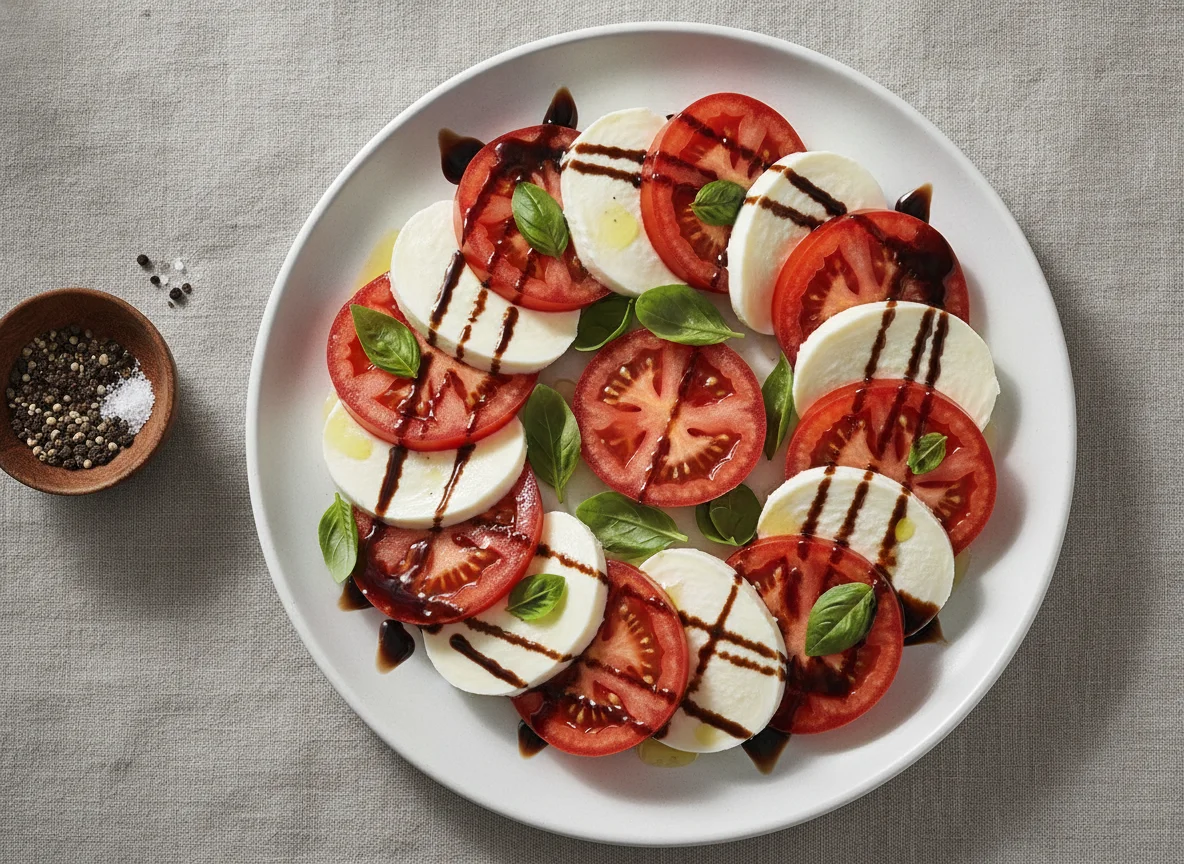 Caprese Salad with Balsamic Glaze photo