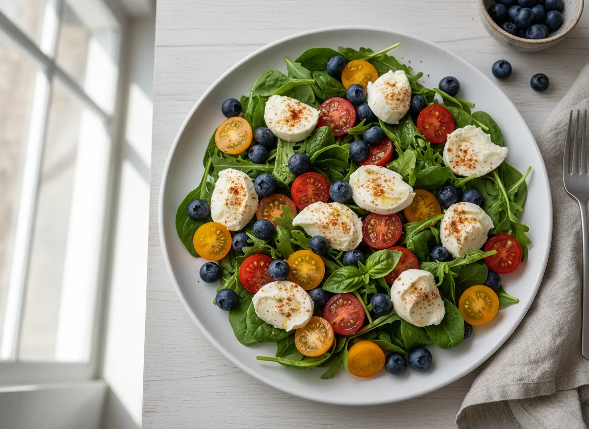 Caprese Salad with Blueberries photo