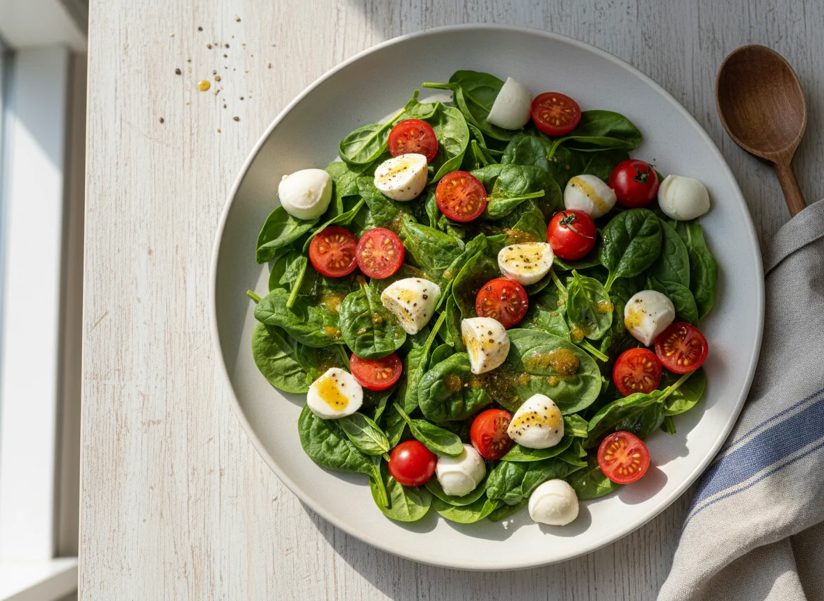 Caprese-style Spinach Salad photo