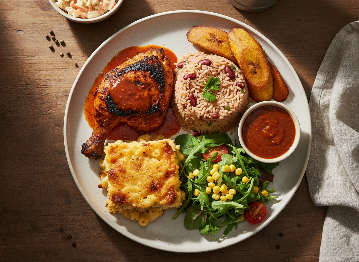 Caribbean Jerk Chicken Platter photo