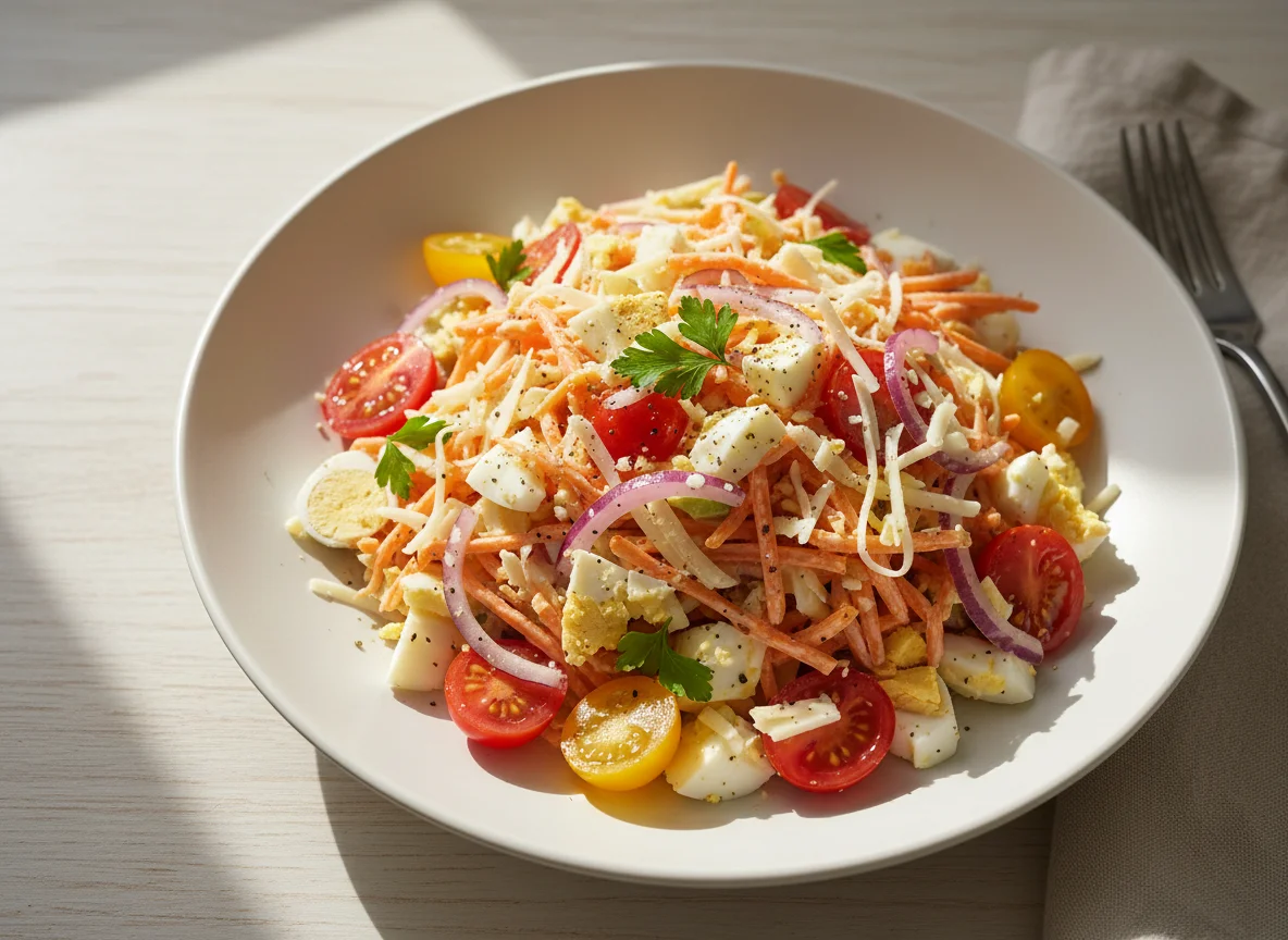 Carrot and Egg Salad photo