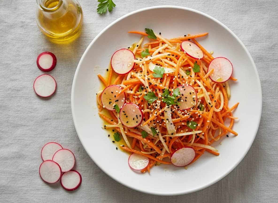 Carrot and Radish Salad photo
