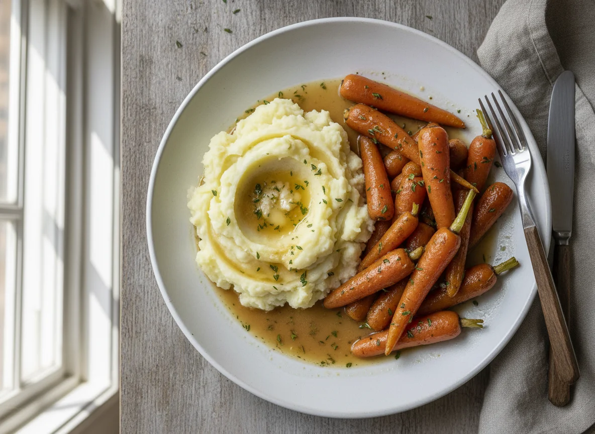 Carrots and Mashed Potatoes photo