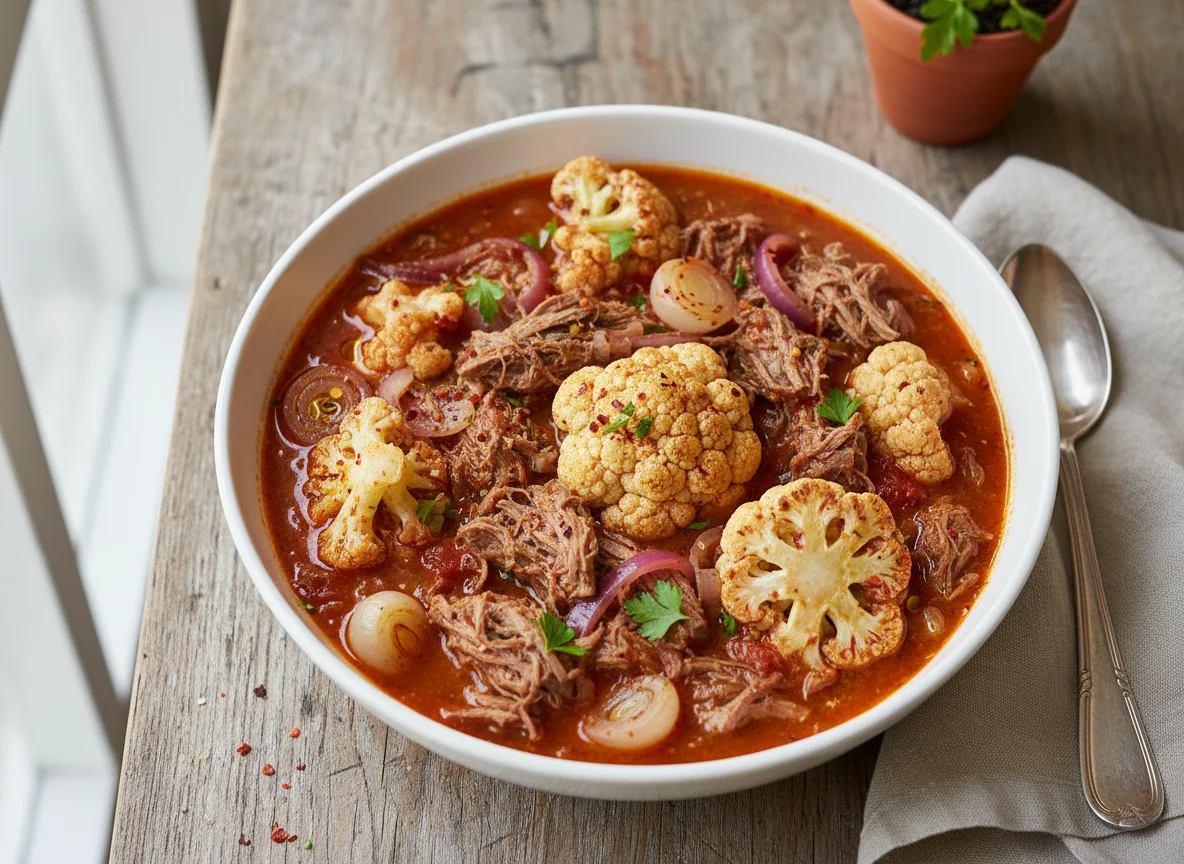 Cauliflower and Beef Stew photo