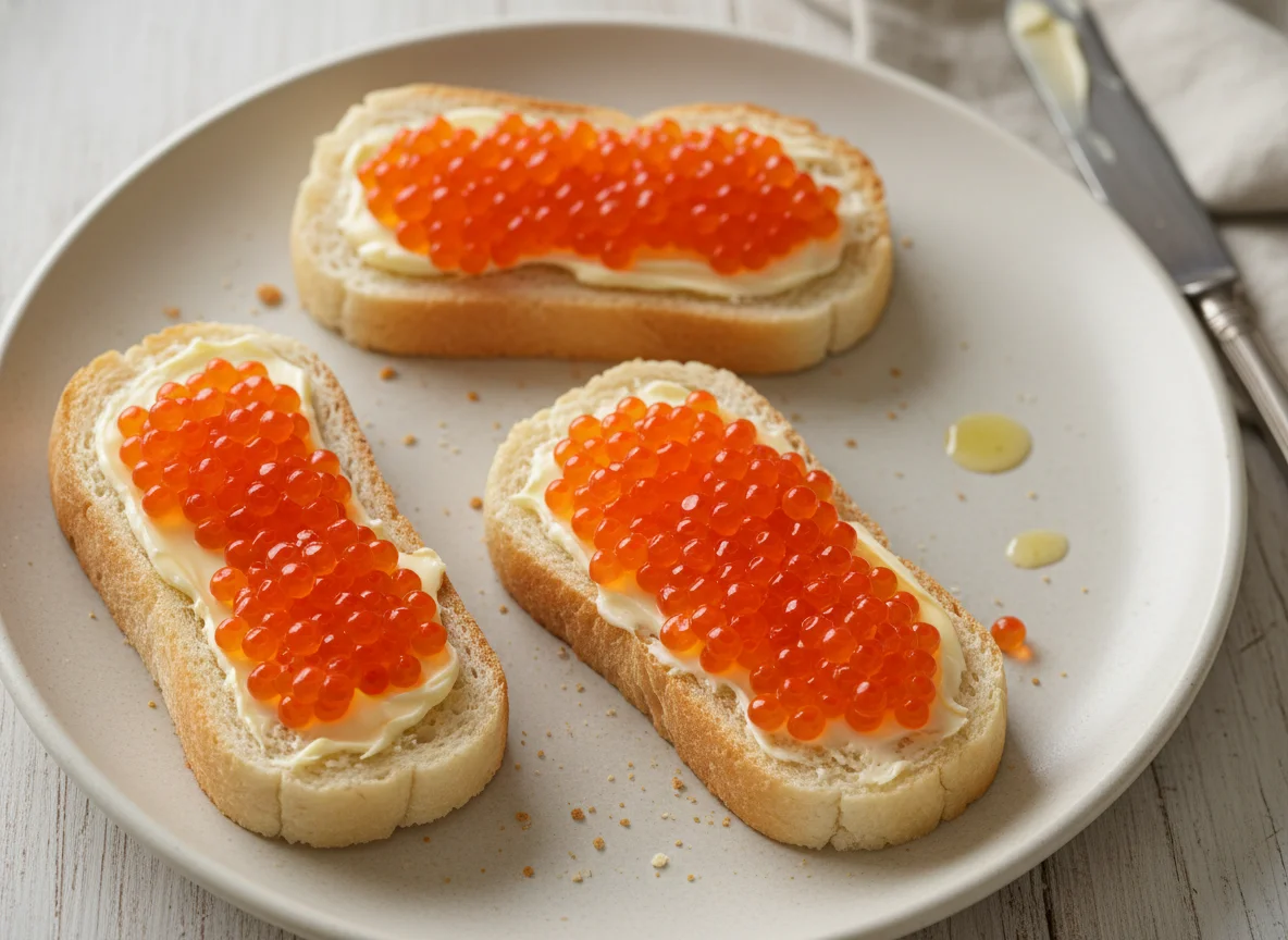 Caviar and Butter Toast photo