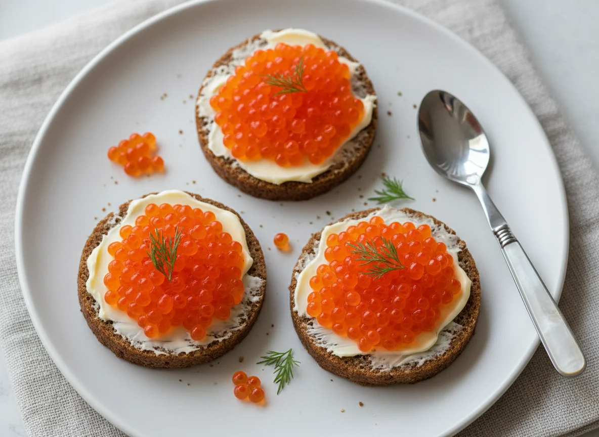 Caviar Toasts photo