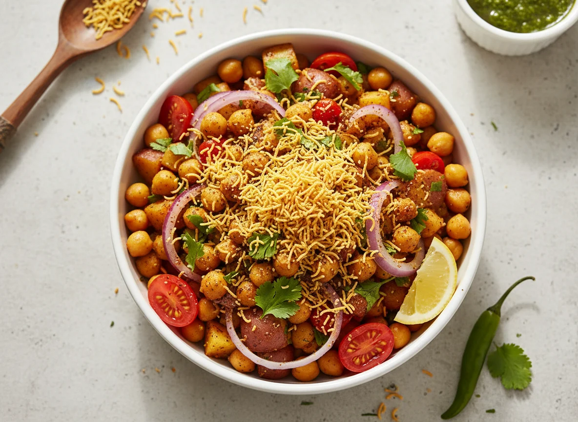 Chana Chaat with Sev photo