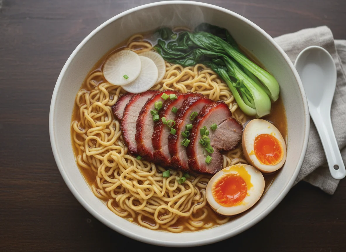 Char Siu Noodles in Broth photo