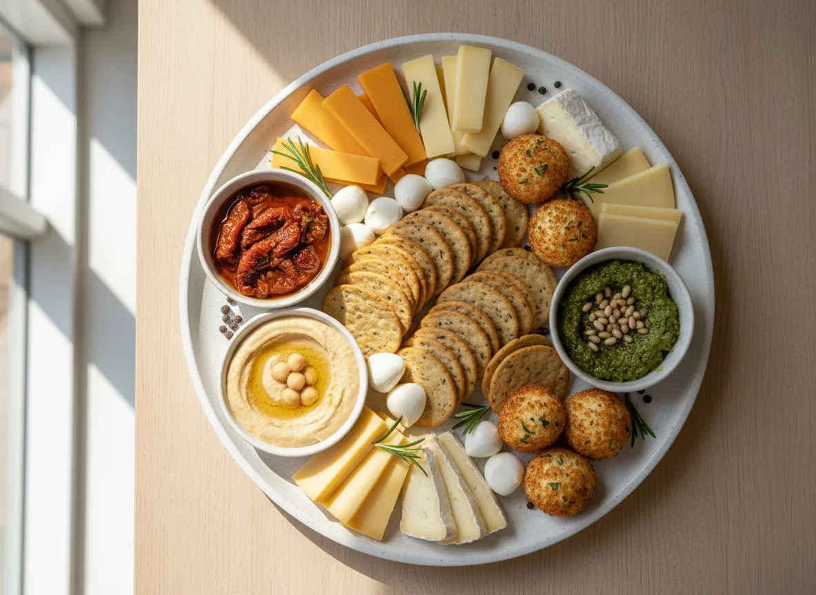 Cheese and Cracker Platter photo