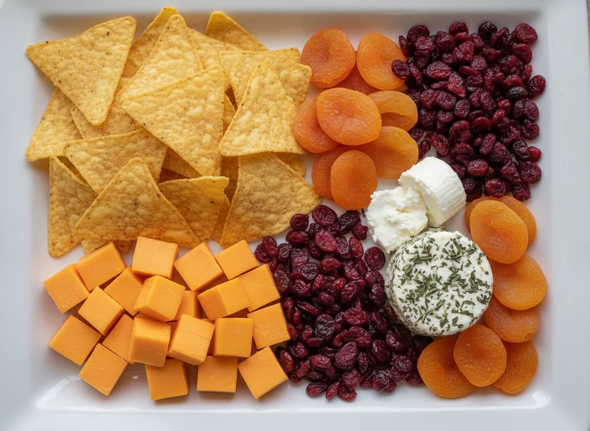 Cheese and Cracker Snack Board photo