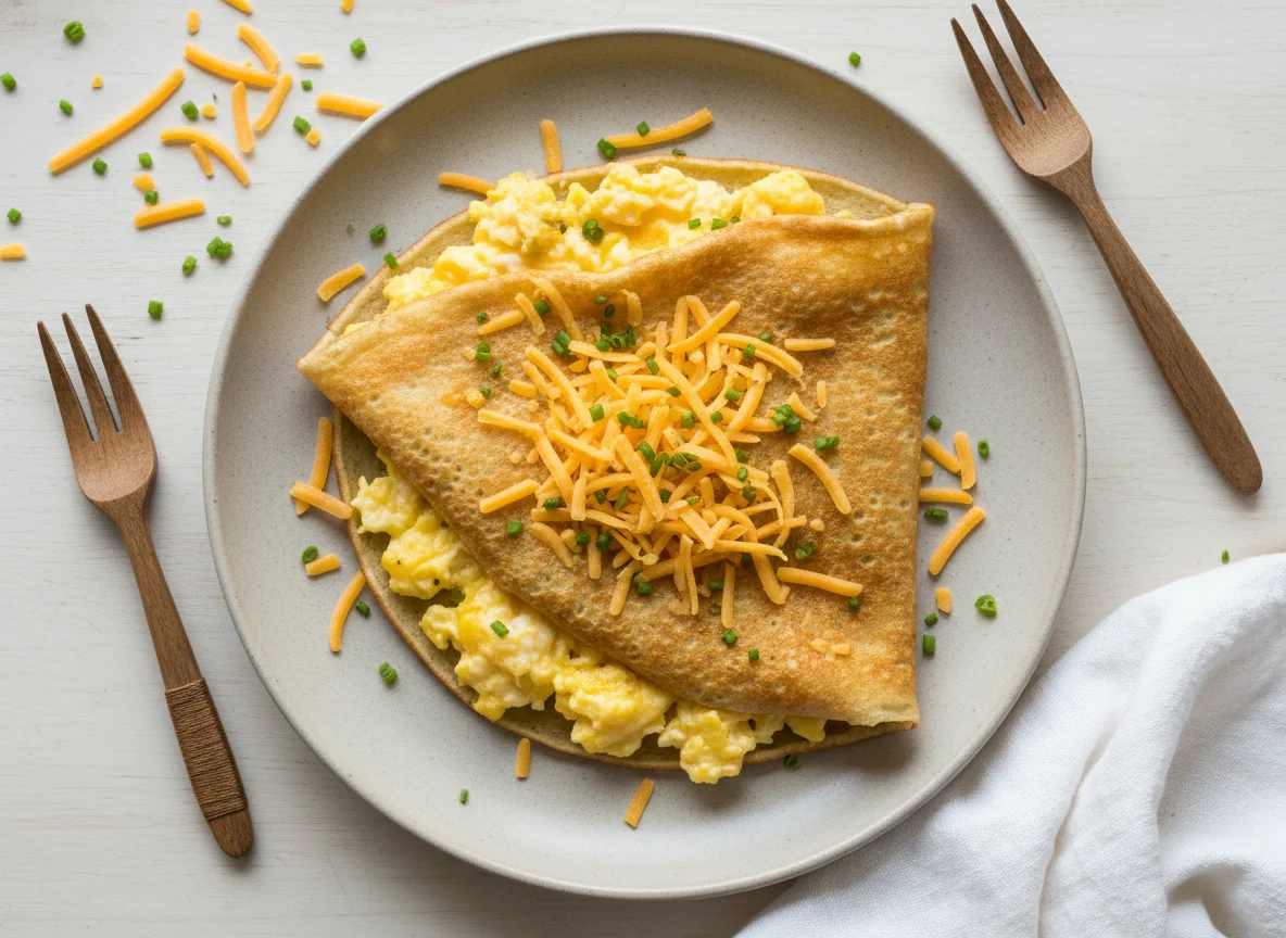 Cheese and Egg Crepe photo