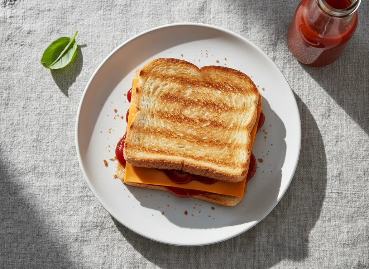 Cheese and Ketchup Toastie photo