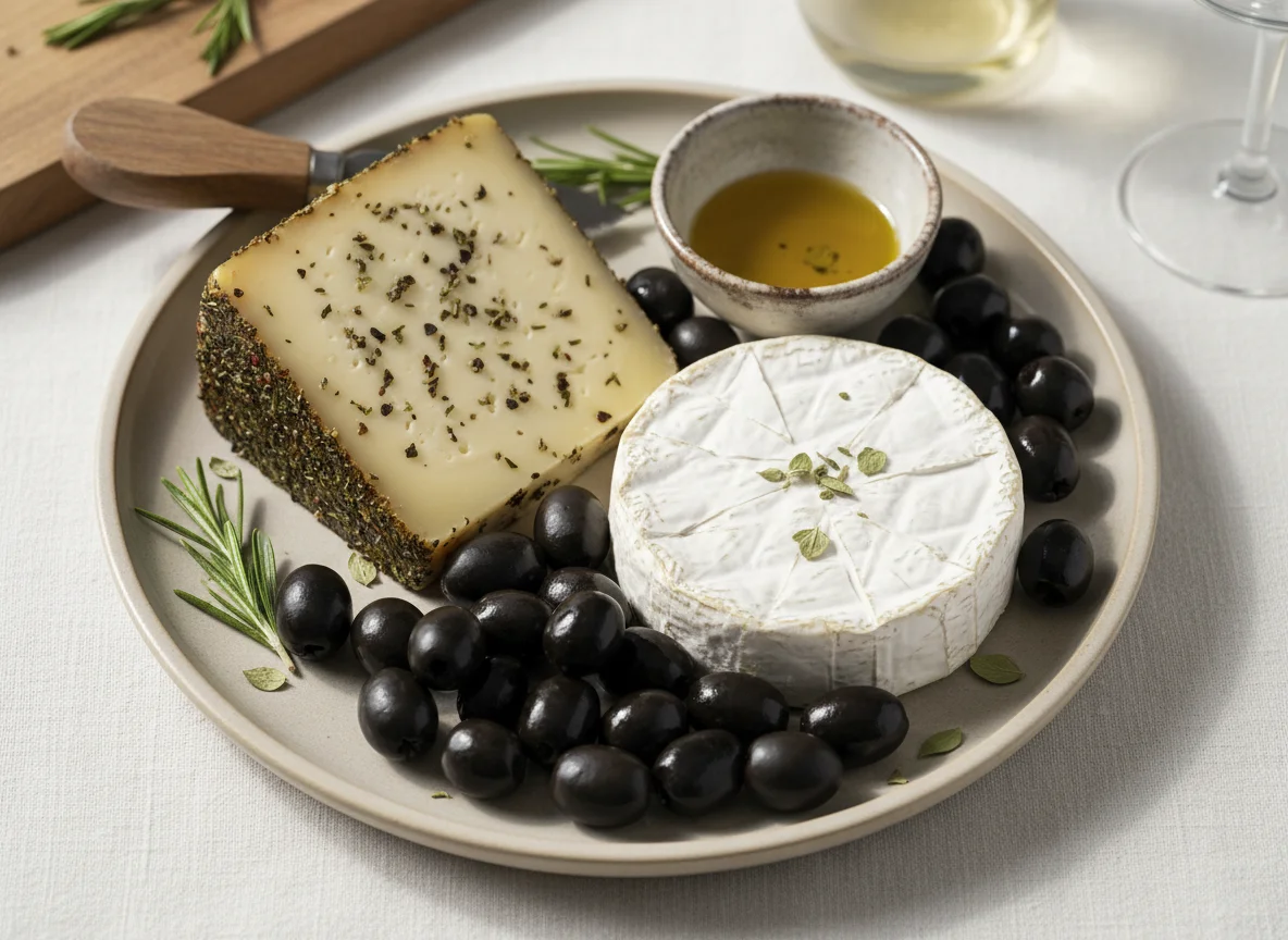 Cheese and Olives Platter photo