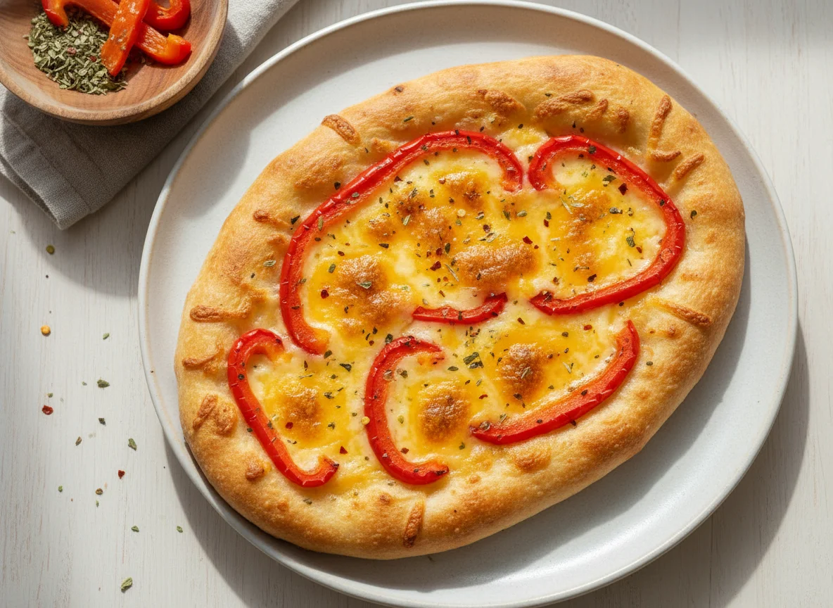 Cheese and Pepper Flatbread photo