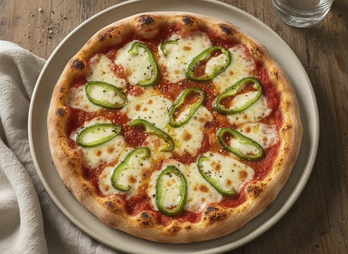 Cheese and Pepper Pizza photo