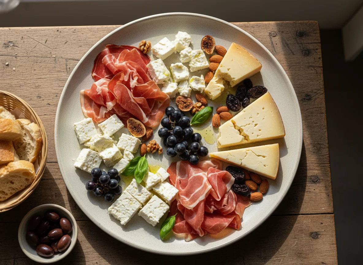 Cheese and Prosciutto Platter photo