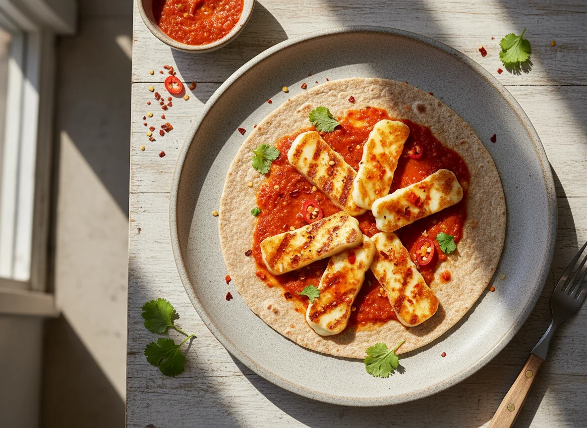 Cheese and Sauce Tortilla photo