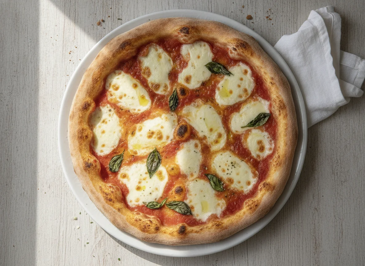 Cheese and Tomato Pizza photo