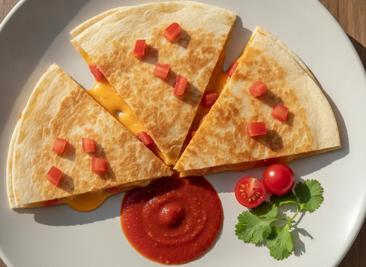Cheese and Tomato Quesadilla photo